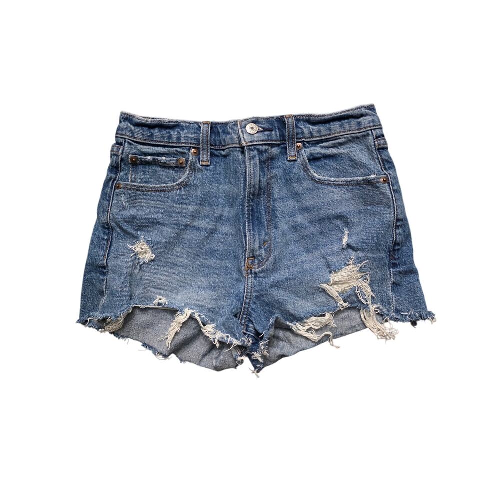 Abercrombie & Fitch The Mom Short High Rise Jean Short Size 27